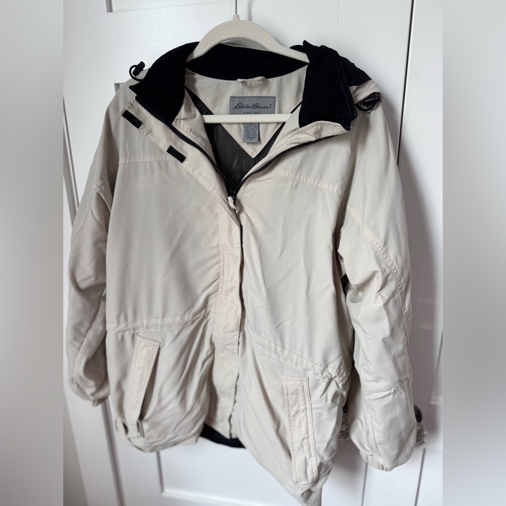 Vintage Women’s Eddie Bauer Light Beige Weatheredge  Jacket size M